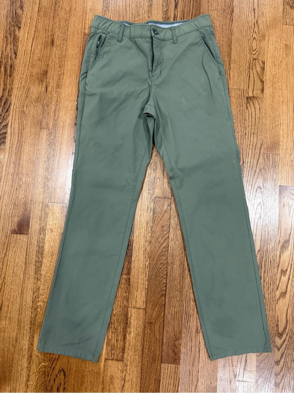 Weatherproof Olive Green Men's Chino Pants